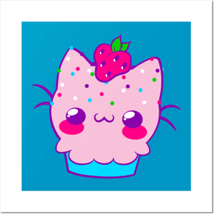 Cupcake Cat Posters and Art